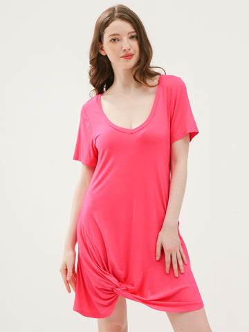 Knotted Casual Dress